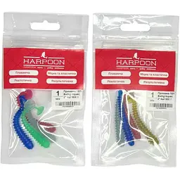 Силіконова приманка HARPOON "Swing Impakt" 2,5" mix 1 (4шт/уп) плаваюча