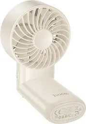 Вентилятор портативний HOCO HX605 Ice pack beige - мініатюра 4