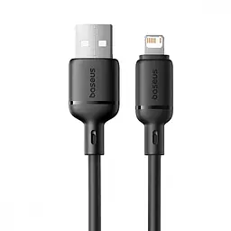 Кабель Baseus Silky Series Fast Charging Lightning 2.4A (2m) black (P10377702113-01)