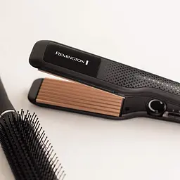 Плойка Remington Ceramic Crimp 220 гофре 54 Вт чорна (S3580) - мініатюра 3