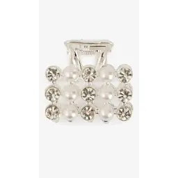 Заколка-краб жіноча 3812B-2 Срібний