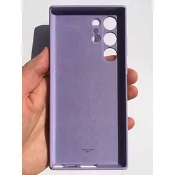 Силіконовий чохол Samsung Silicone Cover для Samsung Galaxy S22 Ultra (S908) Lavender EF-PS908TVEGRU - мініатюра 4