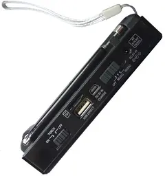 Радіоприймач з USB + Micro SD і акумулятором, Golon RX-2277 Чорний, з MP3 плеєром від флешки (ST) - мініатюра 5