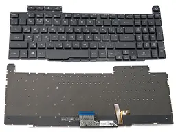 Клавіатура для ASUS GM501, GM501G, GM501GM, GM501GS (RU Black з підсвічуванням). Оригінал