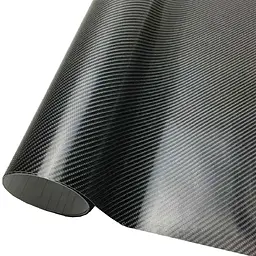 Карбонова плівка 4D з мікроканалами 1.52 Метра х 10 см Глянець Чорний (CL-4DCF-01)