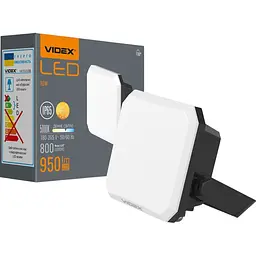 Світлодіодний прожектор Videx F3 10W 5000K Black (VLE-F3-0105B) [144817] - мініатюра 4