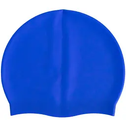 Шапочка для плавання Silicone Swim Cap, силіконова, синього кольору, 22×19.5 см