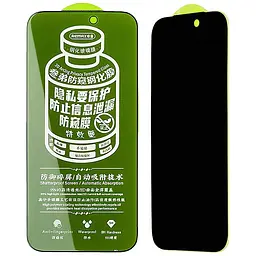 Захисне скло 3D Privacy (GL-27) для Apple iPhone 17 Pro (6.3") Чорний Remax teh0030909 - мініатюра 3