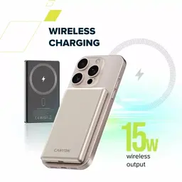 Батарея універсальна Canyon 5000mAh OnPower 505 slim Magsafe PD/20W Beige (CNS-CPB505BE) - мініатюра 7