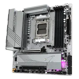 Gigabyte Материнська плата B650M A ELITE AX ICE sAM5 B650 4xDDR5 M.2 HDMI DP Wi-Fi mATX - мініатюра 3