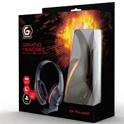 Ігрова гарнітура Gembird GHS-05-O Black-Orange (GHS-05-O) - мініатюра 3