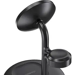 Бездротовий зарядний пристрій Choetech T585-F 3in1 Magnetic Wireless Charging Black [123385] - мініатюра 4
