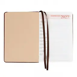 Щоденник діловий Leo Planner 2027 Status А5 твердий коричневий 368 сторінок (252723) - мініатюра 5
