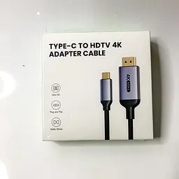 Кабель-перехідник Digital ZX167 USB Type-C - HDMI 4K 60Hz 2 м Чорний (HDMIC4K-2m) - мініатюра 8