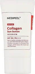 Сонцезахисний крем для звуження пор з колагеном і пептидами Medi Peel Red Lacto Peptide Collagen Pore Lifting Sun Cream SPF 50+ PA++++ 50 мл