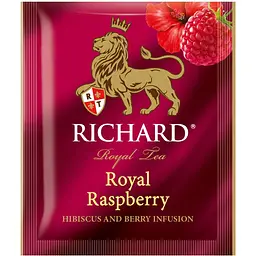 Чай ягідно-трав'яний Richard Royal Raspberry 50 г (25 шт. х 2 г) (796714) - мініатюра 3