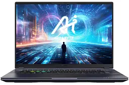 Ноутбук Gigabyte AORUS G6X 16.0 QHD 165Hz, Intel i7-13650HX, 16GB, F1TB, NVD4060-8, DOS, чорний (AORUS_16X_9SG-43KZC54SD)