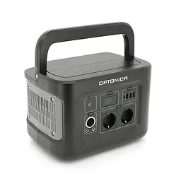 Зарядна станція Optonica B600-A1. Ємність 512Wt/h, Потужність 600Вт. Out:2xAC230, 2хDC13.3V/10A, USB-3x5V/2.4A, Type-C 100W(PD), 290х210х204мм. 7.9кг