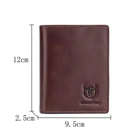 Чоловічий шкіряний гаманець BULL 12х9.5х2.5 см acs0029248