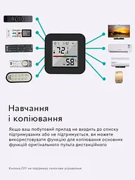 Розумний Wi-Fi датчик температури та вологості повітря Model №4, wifi термометр, гігрометр + IR Remote T Tuya hoz0012570 - мініатюра 5