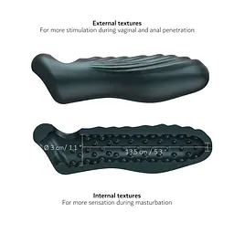 Насадка на пеніс Dorcel Man.Wand Ryzer Max, 18.2 см (зелений) - мініатюра 3