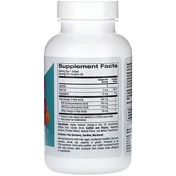 Омега-3 та риб'ячий жир для дітей California Gold Nutrition Kid's Omega-3 Fish Oil смак полуниці 60 желатинових капсул - мініатюра 2