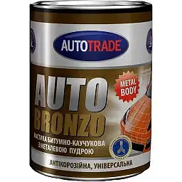 Мастика бітумно-каучукова Автотрейд Бронза 1.5 л