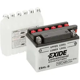 Акумулятор автомобільний EXIDE CONVENTIONAL 4Ah Ев (-/+) (50EN) (EB4L-B)