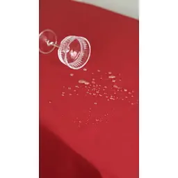 Скатертина Ecotton Duck водовідштовхувальна 170х200 см Red (25330) - мініатюра 3