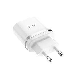 Мережевий зарядний пристрій Hoco C12Q USB QC 18W білий - мініатюра 3