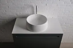 Раковина Volle Solid surface ø420 13-40-468, Білий