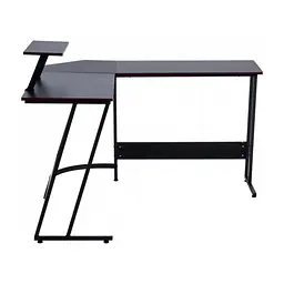 Комп'ютерний стіл GT Racer T-1741 Black (T-1741 (130x130x45x73) Black) - мініатюра 4