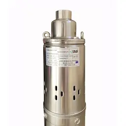 Насос свердловинний шнековий VOLKS pumpe 4QGD 2,5-60-0,75кВт 4 дюйми +кабель 15м - мініатюра 2