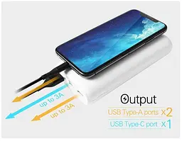 Повербанк - зовнішній акумулятор Silicon Power QS15 20000mAh чорний (SP20KMAPBKQS150K) - мініатюра 6