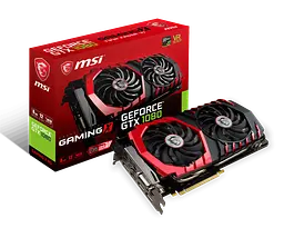 Відеокарта GeForce GTX 1080 8GB MSI Gaming X (GTX 1080 GAMING X 8G) Б/В