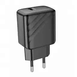 Мережева зарядка з одним портом, блок без кабелю Type-C PD30W HOCO CS22A Value - мініатюра 3