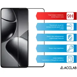 Скло захисне ACCLAB Full Glue Xiaomi 14T Black (1283126603402) - мініатюра 3