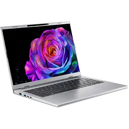 Ноутбук ACER Aspire 14 AI OLED A14-61M-R8KE, AMD Ryzen AI 7 350 до 5.1GHz, 14" WUXGA, 16GB, SSD 1TB, AMD Radeon 860M, Free Dos - мініатюра 2
