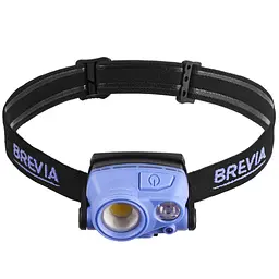 Ліхтар налобний Brevia 400Lm + 200Lm 3W+3W COB 1200mAh IP65 (14100WX1)