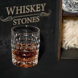 Подарунковий набір віскі Whiskey Stones №12 у дерев'яному пеналі - графин + склянки Bohemia Diamond - мініатюра 7