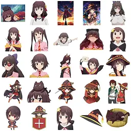 Стікерпак GeekLand KonoSuba Megumin 50 штук - мініатюра 2