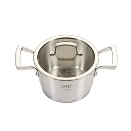 Кастрюля Gipfel Genesis GP-1253 18 см 2.2 л серебристая