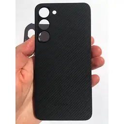Оригінальний протиударний чохол для Samsung Galaxy S23 Plus (S916) Pitaka MagEZ MagSafe Case 3 Twill Black/Grey - мініатюра 5