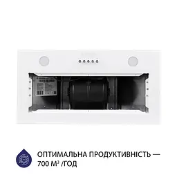 Витяжка вбудована MINOLA HBI 5262 WH GLASS 700 LED - мініатюра 5