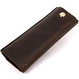 Шкіряна вінтажна ключниця Grande Pelle 11342 коричневий - мініатюра 2
