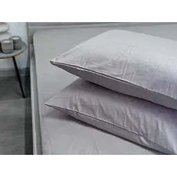 Наволочка Ecotton Chateau Grey сатин 70х70 см 2 шт. сіра (24747) - мініатюра 3