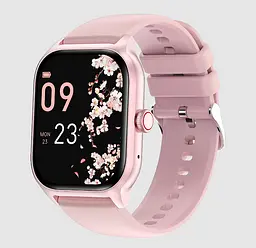 Смарт-годинник LEMFO LT10-Y12 силіконовий ремінець Pink (16728)