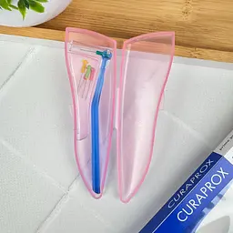 Набір йоржиків дорожній Curaprox Prime pocket set CPS 459 (рожевий футляр)