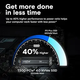 SSD накопичувач Crucial T500 1TB with Heatsink (CT1000T500SSD5) [142561] - мініатюра 8