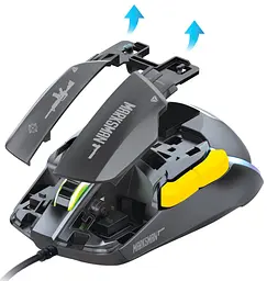 Миша комп'ютерна YMS 3600BK MARKSMAN Gaming Mouse Yenkee teh0022069 - мініатюра 4